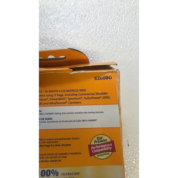 Vacuum HOOVER TYPE S BAG PREMIUM ALLERGEN & ODOR 3 BAGS Arm & Hammer - Picture 6 of 11